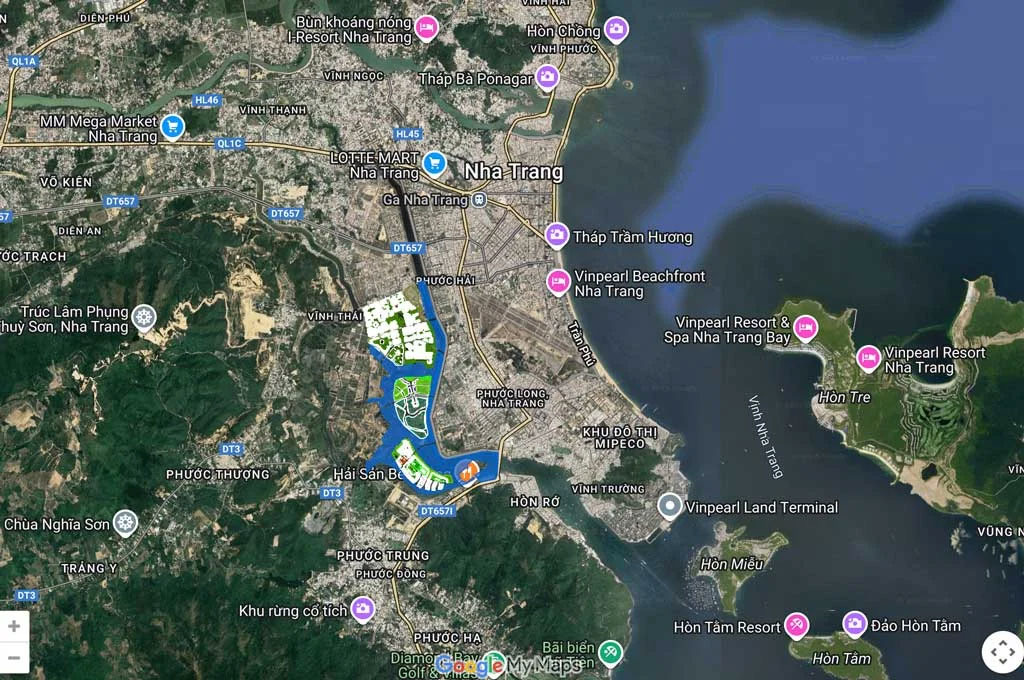 Vi tri charmora city nha trang