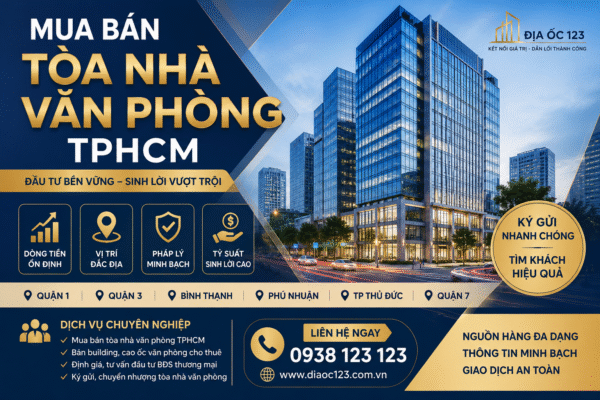 Mua Bán Tòa Nhà Văn Phòng TPHCM Giá Tốt